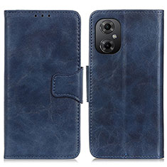 Custodia Portafoglio In Pelle Cover con Supporto M02L per Xiaomi Poco M4 5G Blu