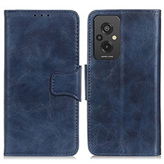 Custodia Portafoglio In Pelle Cover con Supporto M02L per Xiaomi Redmi 11 Prime 4G Blu