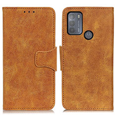 Custodia Portafoglio In Pelle Cover con Supporto M03L per Motorola Moto G50 Khaki