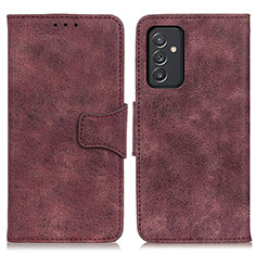 Custodia Portafoglio In Pelle Cover con Supporto M03L per Samsung Galaxy A05s Viola