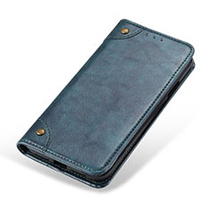 Custodia Portafoglio In Pelle Cover con Supporto M04L per Samsung Galaxy A02s Blu