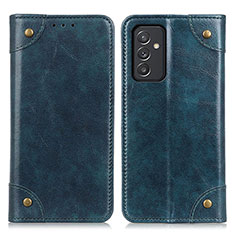 Custodia Portafoglio In Pelle Cover con Supporto M04L per Samsung Galaxy A05s Blu