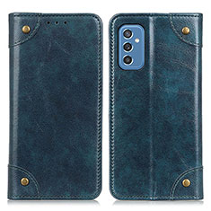 Custodia Portafoglio In Pelle Cover con Supporto M04L per Samsung Galaxy M52 5G Blu