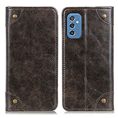 Custodia Portafoglio In Pelle Cover con Supporto M04L per Samsung Galaxy M52 5G Bronze