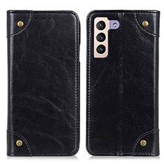 Custodia Portafoglio In Pelle Cover con Supporto M04L per Samsung Galaxy S21 5G Nero