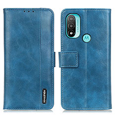 Custodia Portafoglio In Pelle Cover con Supporto M05L per Motorola Moto E40 Blu