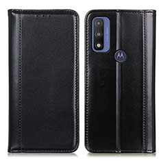 Custodia Portafoglio In Pelle Cover con Supporto M05L per Motorola Moto G Pure Nero