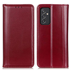Custodia Portafoglio In Pelle Cover con Supporto M05L per Samsung Galaxy A15 5G Rosso