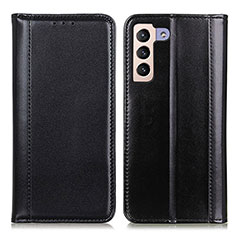 Custodia Portafoglio In Pelle Cover con Supporto M05L per Samsung Galaxy S21 5G Nero