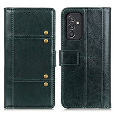 Custodia Portafoglio In Pelle Cover con Supporto M06L per Samsung Galaxy A05s Verde