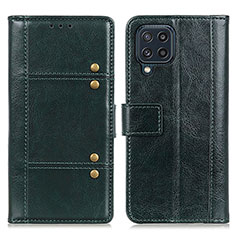 Custodia Portafoglio In Pelle Cover con Supporto M06L per Samsung Galaxy M32 4G Verde