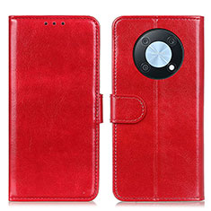 Custodia Portafoglio In Pelle Cover con Supporto M07L per Huawei Enjoy 50 Pro Rosso