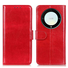 Custodia Portafoglio In Pelle Cover con Supporto M07L per Huawei Honor Magic5 Lite 5G Rosso