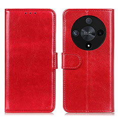 Custodia Portafoglio In Pelle Cover con Supporto M07L per Huawei Honor X9b 5G Rosso