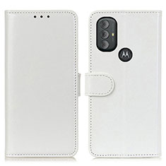 Custodia Portafoglio In Pelle Cover con Supporto M07L per Motorola Moto G Power (2022) Bianco