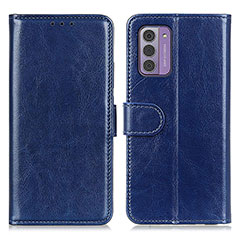 Custodia Portafoglio In Pelle Cover con Supporto M07L per Nokia G42 5G Blu
