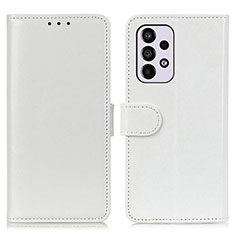 Custodia Portafoglio In Pelle Cover con Supporto M07L per Samsung Galaxy A33 5G Bianco