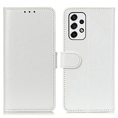 Custodia Portafoglio In Pelle Cover con Supporto M07L per Samsung Galaxy A53 5G Bianco