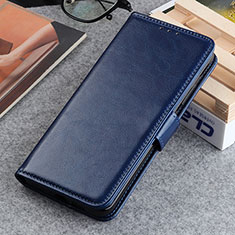 Custodia Portafoglio In Pelle Cover con Supporto M07L per Samsung Galaxy M02s Blu