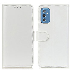 Custodia Portafoglio In Pelle Cover con Supporto M07L per Samsung Galaxy M52 5G Bianco