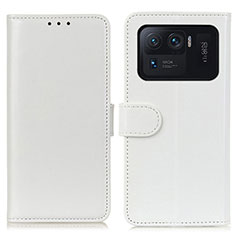 Custodia Portafoglio In Pelle Cover con Supporto M07L per Xiaomi Mi 11 Ultra 5G Bianco