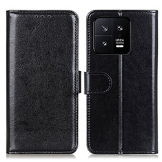 Custodia Portafoglio In Pelle Cover con Supporto M07L per Xiaomi Mi 13 5G Nero