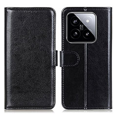 Custodia Portafoglio In Pelle Cover con Supporto M07L per Xiaomi Mi 14 5G Nero