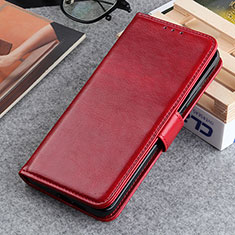 Custodia Portafoglio In Pelle Cover con Supporto M07L per Xiaomi Poco M3 Rosso