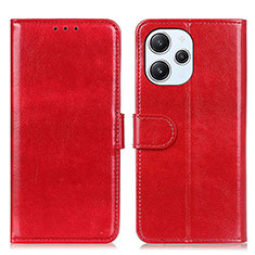 Custodia Portafoglio In Pelle Cover con Supporto M07L per Xiaomi Redmi 12 4G Rosso