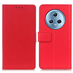 Custodia Portafoglio In Pelle Cover con Supporto M08L per Huawei Honor Magic5 5G Rosso