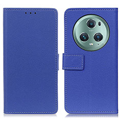 Custodia Portafoglio In Pelle Cover con Supporto M08L per Huawei Honor Magic5 Pro 5G Blu
