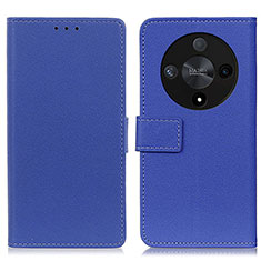 Custodia Portafoglio In Pelle Cover con Supporto M08L per Huawei Honor X9b 5G Blu