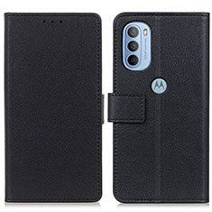 Custodia Portafoglio In Pelle Cover con Supporto M08L per Motorola Moto G31 Nero