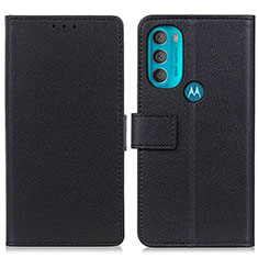 Custodia Portafoglio In Pelle Cover con Supporto M08L per Motorola Moto G71 5G Nero