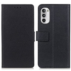 Custodia Portafoglio In Pelle Cover con Supporto M08L per Motorola Moto G71s 5G Nero