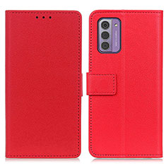 Custodia Portafoglio In Pelle Cover con Supporto M08L per Nokia G310 5G Rosso