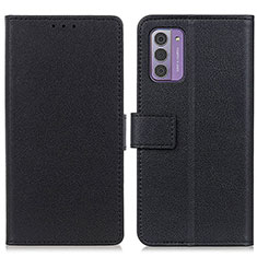 Custodia Portafoglio In Pelle Cover con Supporto M08L per Nokia G42 5G Nero