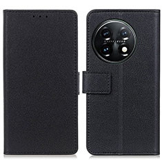 Custodia Portafoglio In Pelle Cover con Supporto M08L per OnePlus 11 5G Nero