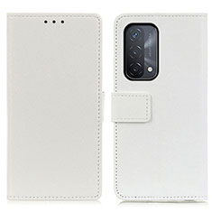 Custodia Portafoglio In Pelle Cover con Supporto M08L per OnePlus Nord N200 5G Bianco