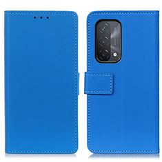 Custodia Portafoglio In Pelle Cover con Supporto M08L per OnePlus Nord N200 5G Blu