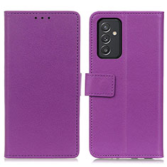 Custodia Portafoglio In Pelle Cover con Supporto M08L per Samsung Galaxy A05s Viola