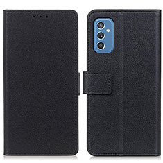 Custodia Portafoglio In Pelle Cover con Supporto M08L per Samsung Galaxy M52 5G Nero