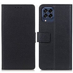 Custodia Portafoglio In Pelle Cover con Supporto M08L per Samsung Galaxy M53 5G Nero