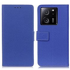 Custodia Portafoglio In Pelle Cover con Supporto M08L per Xiaomi Mi 13T 5G Blu
