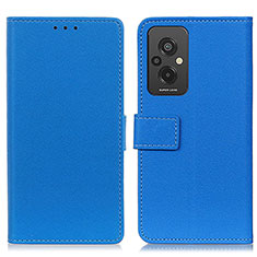 Custodia Portafoglio In Pelle Cover con Supporto M08L per Xiaomi Redmi 11 Prime 4G Blu