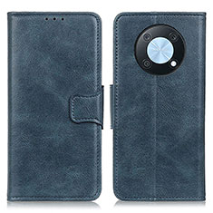 Custodia Portafoglio In Pelle Cover con Supporto M09L per Huawei Nova Y90 Blu