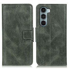 Custodia Portafoglio In Pelle Cover con Supporto M09L per Motorola Moto Edge S30 5G Verde