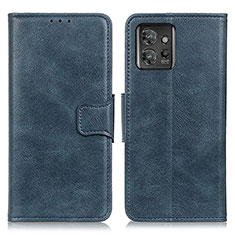Custodia Portafoglio In Pelle Cover con Supporto M09L per Motorola ThinkPhone 5G Blu