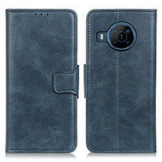 Custodia Portafoglio In Pelle Cover con Supporto M09L per Nokia X100 5G Blu