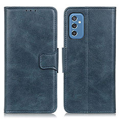 Custodia Portafoglio In Pelle Cover con Supporto M09L per Samsung Galaxy M52 5G Blu